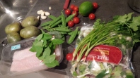 Ingredients for Thai curry fish