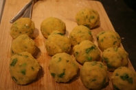 Indian potato cakes